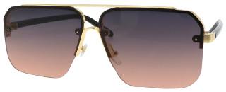 Dámske slnečné okuliare, štvorcové B3741, fialovej farby 9001558-11