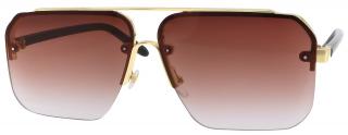 Dámske slnečné okuliare, štvorcové B3741, ružovej farby 9001558-10