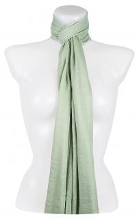 Dámsky ľahký obdĺžnikový šál 37515 - olivovo zelenej farby 7200617-1