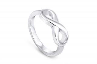 Dámsky masívny prsteň z chirurgickej ocele, so symbolom nekonečna 4000257 Veľkosť prsteňa - obvod: 56 mm