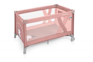 Cestovná postieľka Baby Design Simple Pink