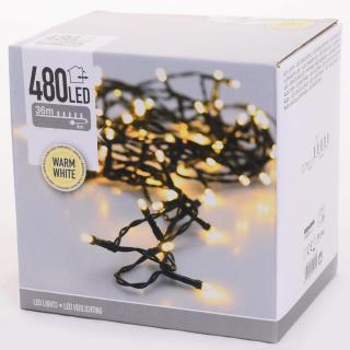 LED BLIK vianočné svetlá 480 (Teplé blikajúce)
