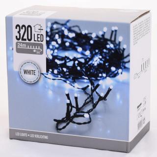 LED vianočné svetlá 320 (320 LED biele/studené)