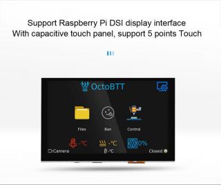 DOTYKOVÝ DISPLEJ / BIGTREETECH PITFT50 V2.0 (TOUCH DISPLAY / BIQU BIGTREETECH PITFT50 V1.0 touch screen raspberry)
