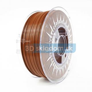 Filament DEVIL DESIGN / PLA / HNEDÁ / 1,75mm / 1 kg (Filament DEVIL DESIGN / PLA / BROWN / 1,75mm / 1 kg)