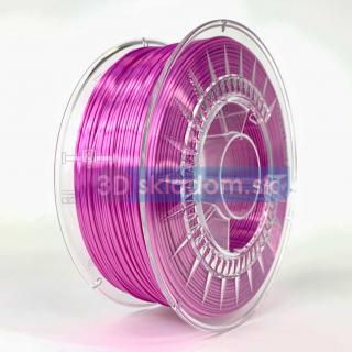 Filament DEVIL DESIGN / PLA SILK / RUŽOVÁ / 1,75mm / 1 kg (Filament DEVIL DESIGN / PLA SILK / BRIGHT PINK / 1,75mm / 1 kg)