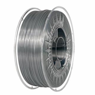 Filament DEVIL DESIGN / PLA SILK / STRIEBORNÁ / 1,75mm / 1 kg (Filament DEVIL DESIGN / PLA SILK / SILVER / 1,75mm / 1 kg)