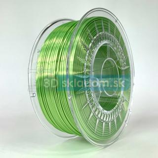 Filament DEVIL DESIGN / PLA SILK / ZELENÁ / 1,75mm / 1 kg (Filament DEVIL DESIGN / PLA SILK / BRIGHT GREEN / 1,75mm / 1 kg)