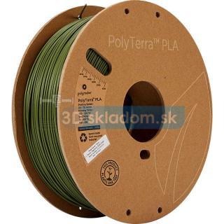 Filament POLYMAKER / PLA POLYTERRA / ARMY DARK GREEN / 1,75mm / 1 kg (Filament POLYMAKER / PLA POLYTERRA / ARMY DARK GREEN / 1,75mm / 1 kg)
