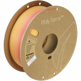 Filament POLYMAKER / PLA POLYTERRA / FALL / 1,75mm / 1 kg (Filament POLYMAKER / PLA POLYTERRA / FALL ORANGE-LAVA RED / 1,75mm / 1 kg)
