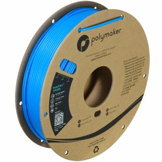 Filament POLYMAKER / POLYFLEX TPU 95A / MODRÁ / 1,75mm / 0,75 kg (Filament POLYMAKER / POLYFLEX TPU 95A / BLUE / 1,75mm / 0,75 kg)