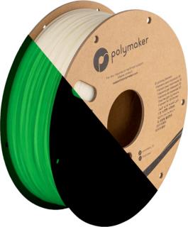 Filament POLYMAKER / PolyLite PLA / SVIETIACI V TME ZELENÝ / 1,75mm / 1 kg (Filament POLYMAKER / PolyLite PLA / GLOW IN THE DARK GREEN/ 1,75mm / 1 kg)
