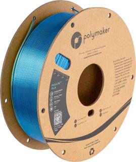 Filament POLYMAKER / PolyLite SILK PLA / ŹLTÁ-MODRÁ / 1,75mm / 1 kg (Filament POLYMAKER / PolyLite PLA DUAL SILK COLORS  / Chameleon Yellow-Blue / 1,75mm / 1 kg)