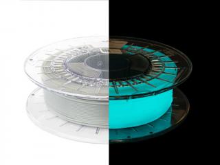 Filament SPECTRUM / PETG / SVIETIACI V TME MODRÝ / 1,75mm / 0,5 kg (Filament SPECTRUM / PETG / GLOW IN THE DARK BLUE / 1,75mm / 0,5 kg)