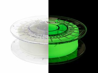 Filament SPECTRUM / PETG / SVIETIACI V TME ŽLTO-ZELENÝ / 1,75mm / 0,5 kg (Filament SPECTRUM / PETG / GLOW IN THE DARK YELLOW-GREEN / 1,75mm / 0,5 kg)