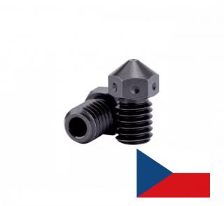 Kalená tryska E3D M6 - 0,3mm / 1,75mm - CZ výroba  (E3D M6 0,3mm nozzle)