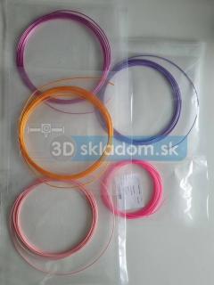 Náplň do 3D pera / PLA / SET PRE DIEVČATÁ / 1,75mm / 5m