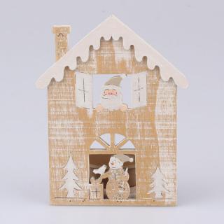 Vianočný drevený domček