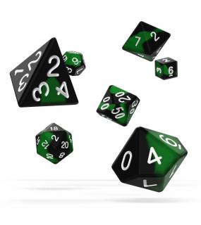 Kocka Set (7) - Oakie Doakie Dice RPG Set Glow in the Dark - Biohazard