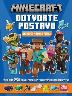 Minecraft - Dotvorte postavu - Kniha so samolepkam