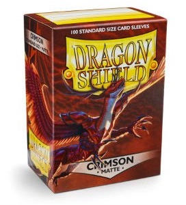 Obal Dragon Shield 100ks MATTE - CRIMSON