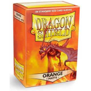 Obal Dragon Shield 100ks MATTE - oranžový