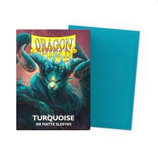 Obal Dragon Shield 100ks MATTE - TURQUOISE