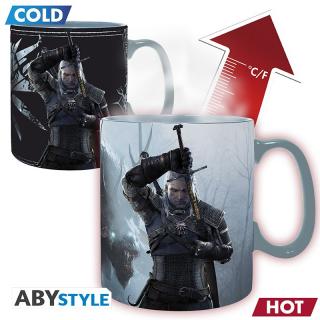 Šálka The Witcher Heat Change Mug - Geralt &amp; Ciri