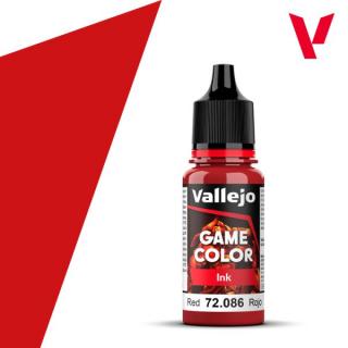 Vallejo Game Color Ink RED