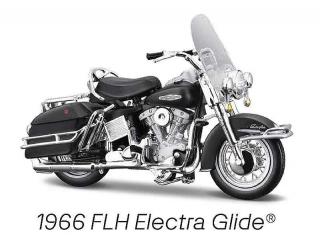 Harley-Davidson 1966 FLH Electra Glide (sběratelský model, určeno pouze k vystavení)