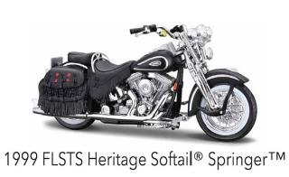 Harley-Davidson 1999 FLSTS Heritage Softail Springer (sběratelský model, určeno pouze k vystavení)