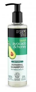 Organic Shop - Avokádo  Med - Obnovujúci šampón 280ml