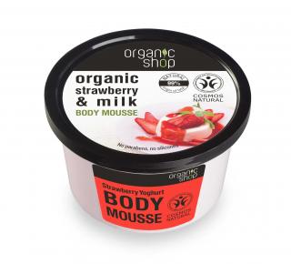 Organic Shop - Jahoda  Jogurt - Telová pena 250 ml