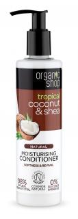Organic Shop - Kokos  Maslovník - Hydratačný kondicionér 280 ml