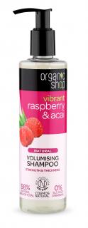Organic Shop - Malina  Acai - Šampón pre objem 280 ml