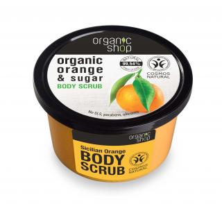 Organic Shop - Sicílsky pomaranč - Telový peeling 250 ml