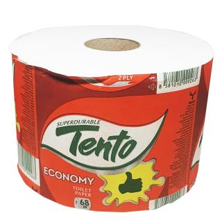 Toaletný papier Tento Economy 2-vrstvový 1 rolka 68m