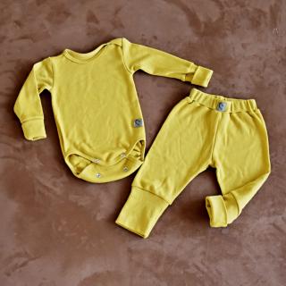 Detské merino - baby set Honey Veľkosť: 104-110, Farba: Žltá