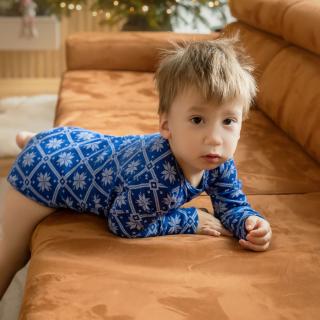 Detské merino - baby set Nordic Veľkosť: 104-110, Farba: Modrá