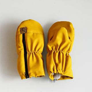 Detské rukavice - rôzne farby Veľkosť: L, Farba: Mustard