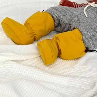 Detské softshelové čižmičky - rôzne farby Veľkosť: L, Farba: Mustard
