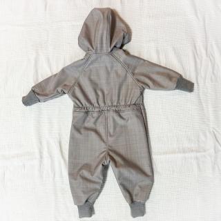 Detské zimné softshellové nohavice s barančekom- rôzne farby Veľkosť: 104/110, Farba: Gray
