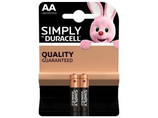 Alkalické baterky Duracell AA, LR6