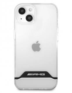 AMG PC/TPU White Stripes Zadný Kryt pre iPhone 13 mini Transparent