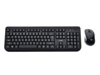 C-TECH klávesnica a myš WLKMC-01, čierna