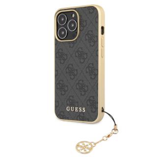 Guess 4G Charms Zadný Kryt pre iPhone 13 Pro Max Grey