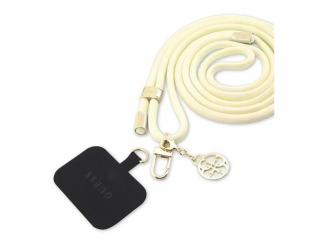 Guess Crossbody Popruh Cord 4G Charm Beige