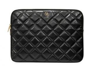 Guess Quilted 4G Computer Sleeve 16  Black