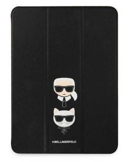 Karl Lagerfeld and Choupette Head Saffiano Puzdro pro iPad Pro 12.9