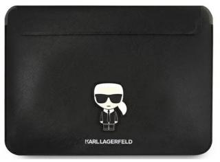 Karl Lagerfeld Saffiano Ikonik Computer púzdro 16  Black